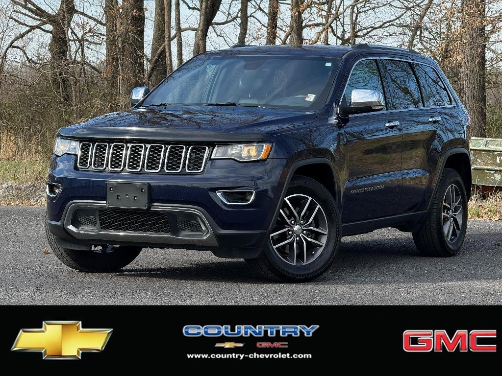 Blue 2017 Jeep Grand Cherokee Limited 4WD SUV / Crossover Four-Wheel Drive