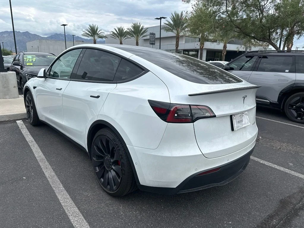 Used 2022 White Tesla Performance image 12