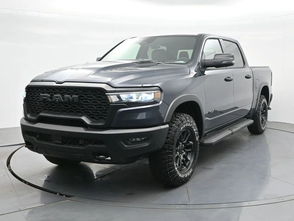 New 2026 Forged Blue Metallic Exterior Paint RAM Rebel image 1