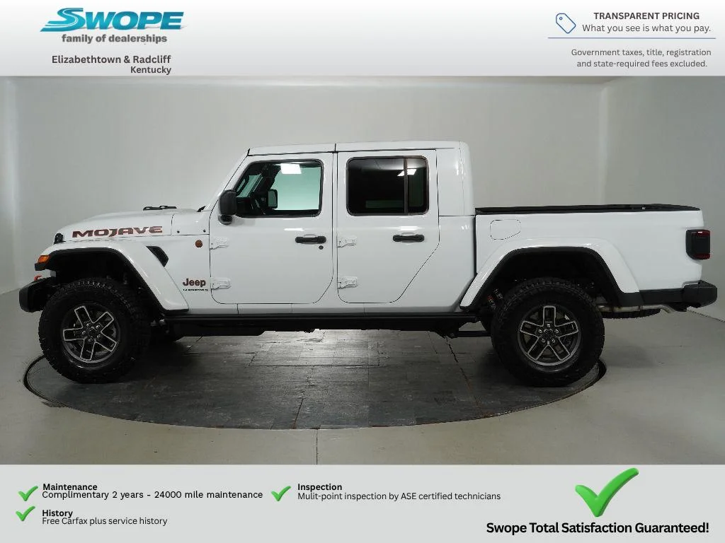 New 2026 Bright White Clear-Coat Exterior Paint Jeep Mojave image 6