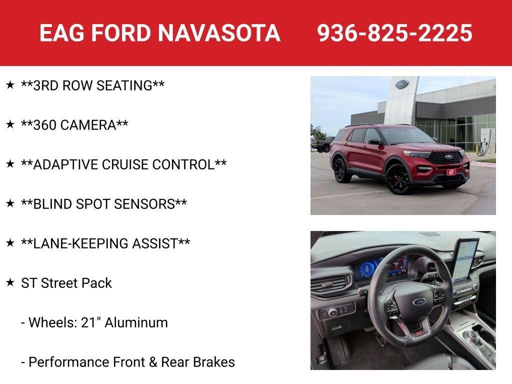 Used 2020 Rapid Red Metallic Tinted Clearcoat Ford ST image 8