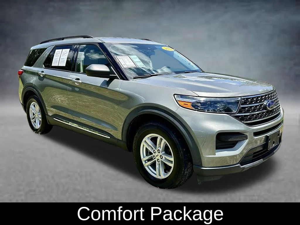 Used 2020 Silver Spruce Metallic Ford XLT image 3