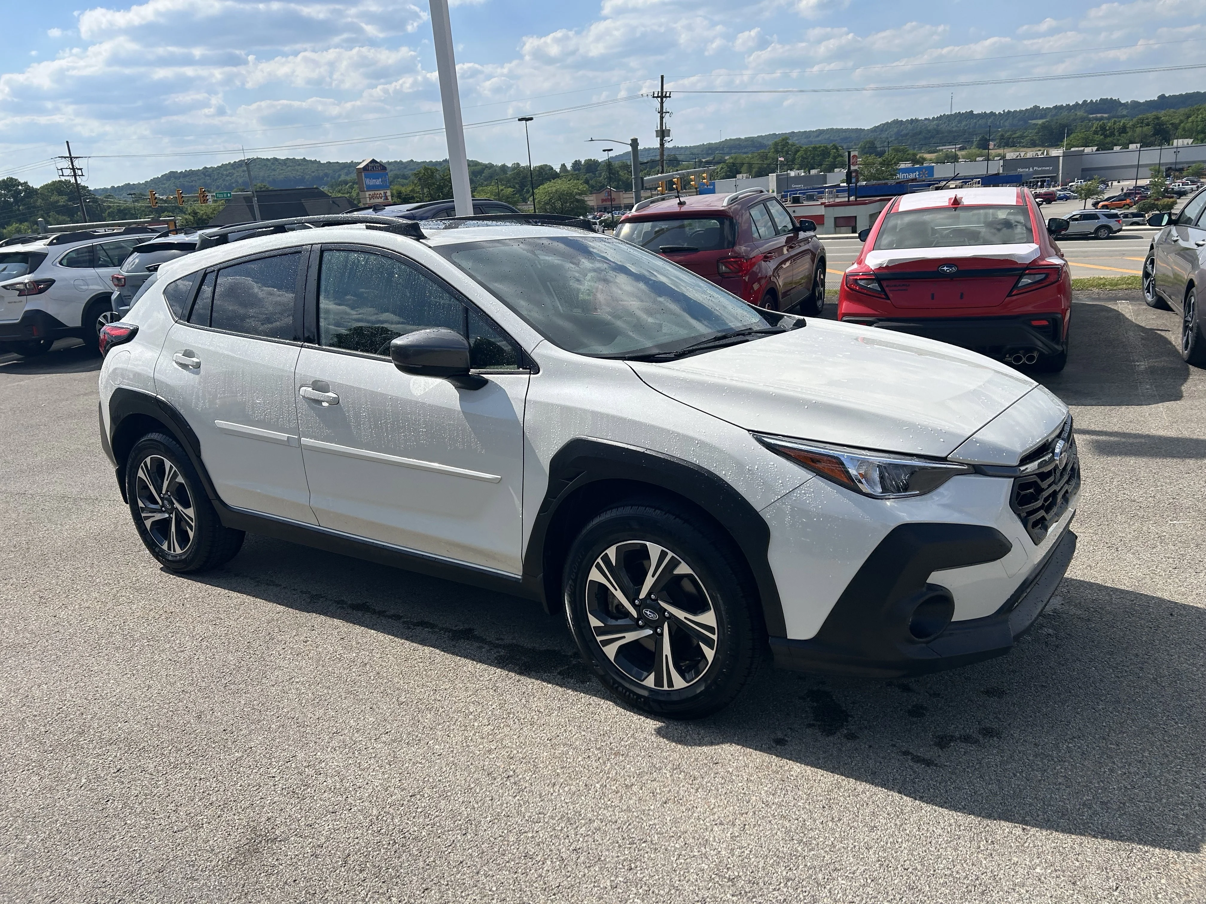 Used 2024 Crystal White Pearl Subaru Premium image 2