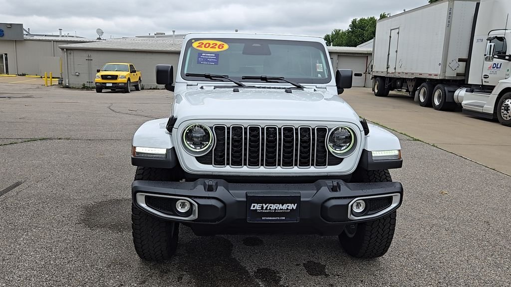 New 2026 Bright White Clear-Coat Exterior Paint Jeep Sahara image 3