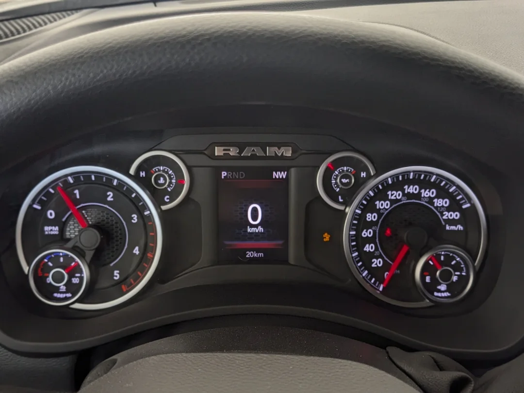 New 2026 White RAM Tradesman - - 6.7L Cummins Diesel - 5th Wheel Prep - 12 Uconnect Nav - Tow Mirrors & More! image 18