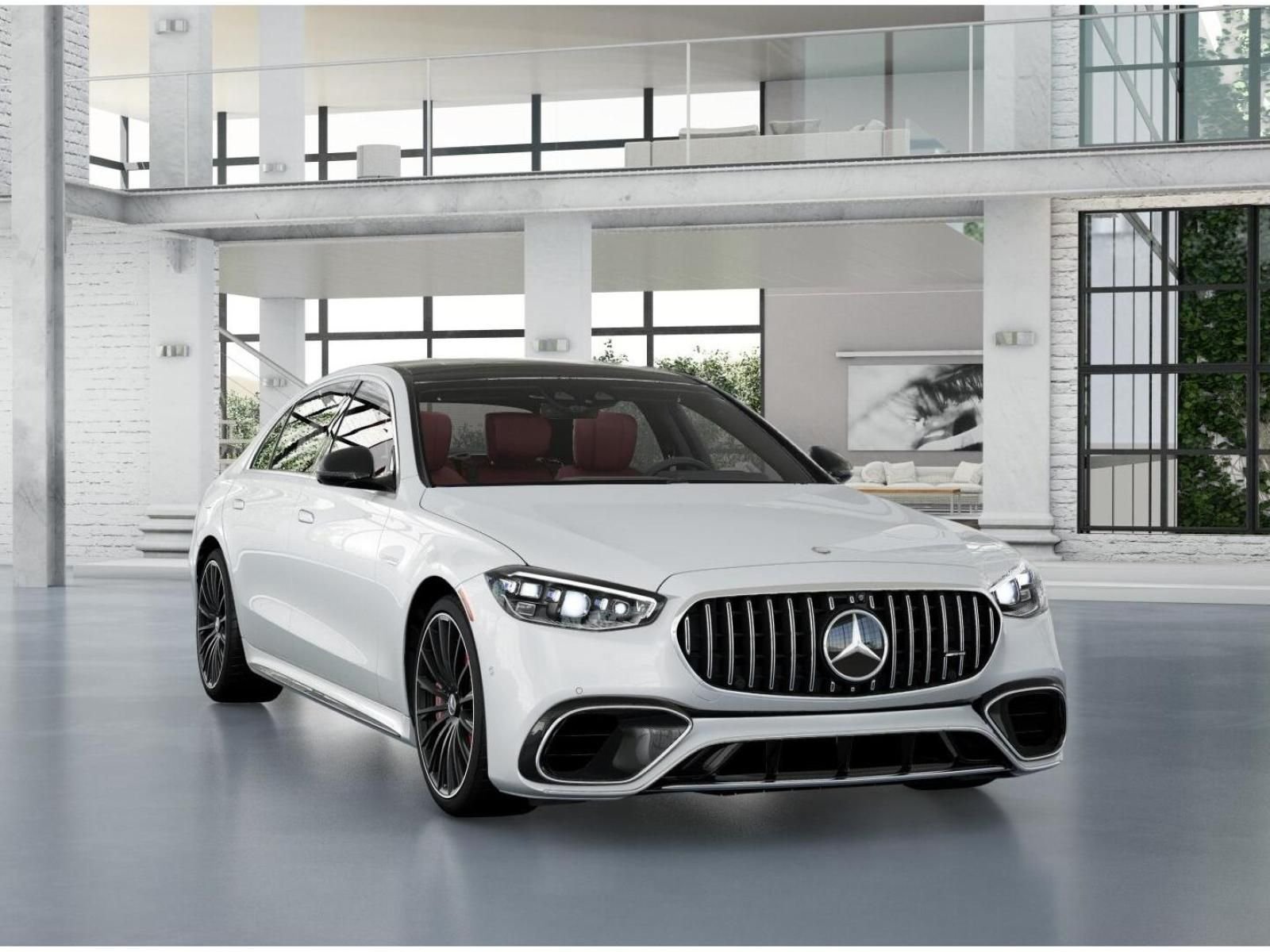 New 2026 MANUFAKTUR Moonlight White Metallic Mercedes-Benz S 63 E AMG® image 11