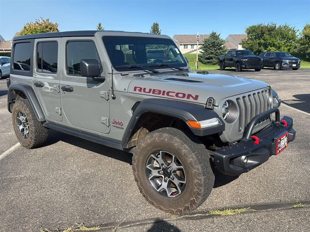 Used 2021 Sting-Gray Clearcoat Jeep Unlimited Rubicon image 10