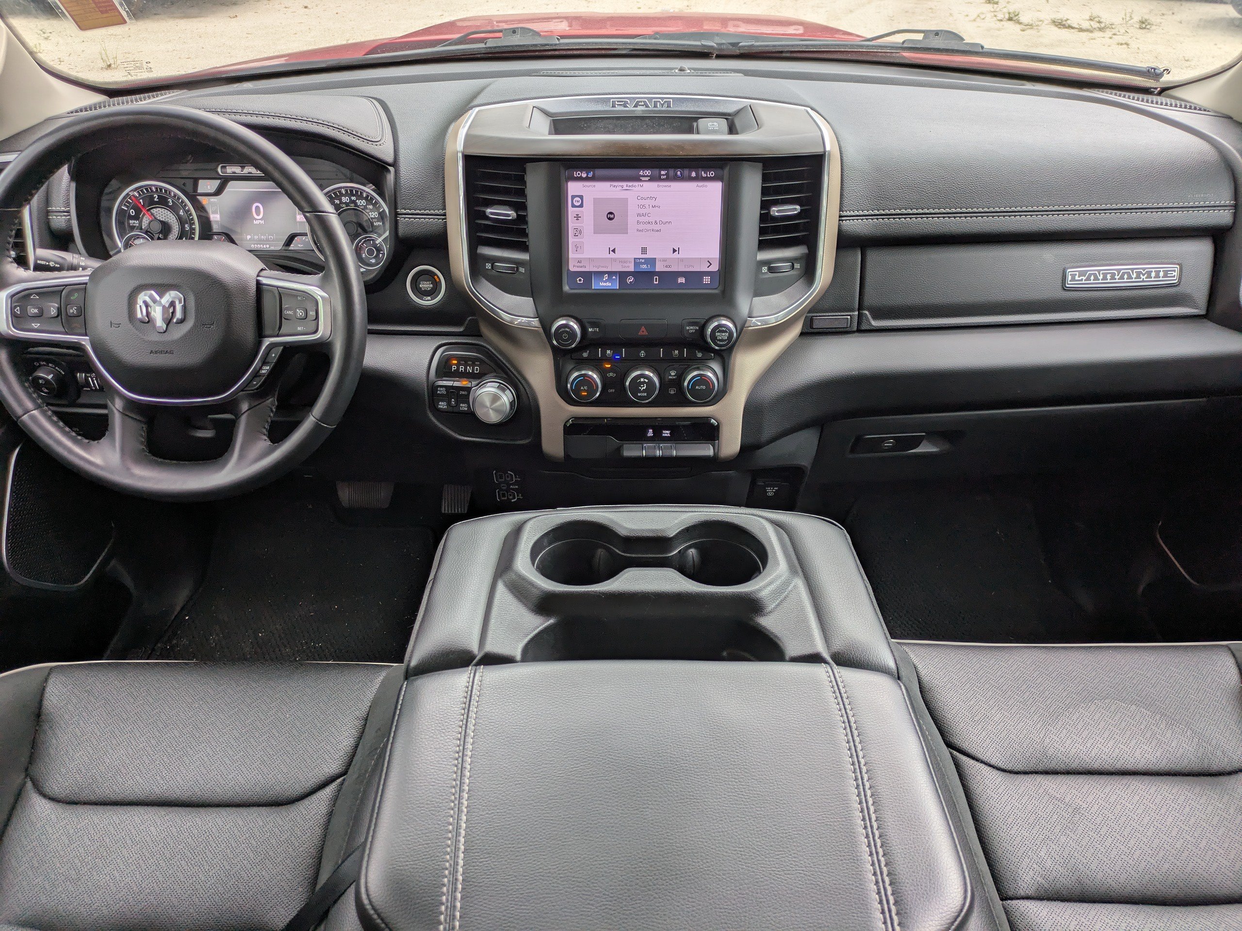 Used 2022 Flame Red Clearcoat Ram Laramie image 13