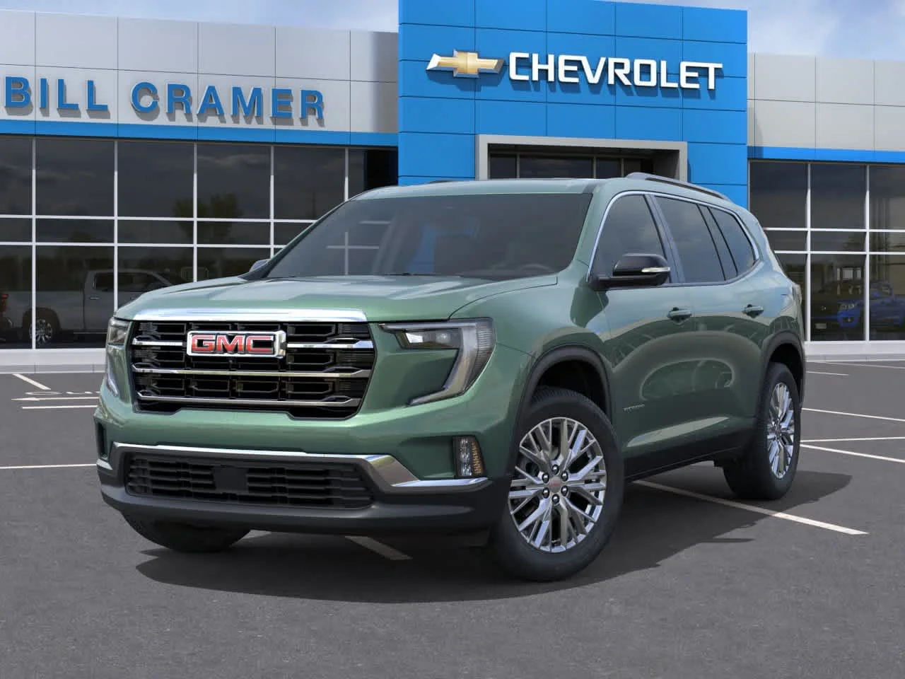 New 2027 Trailstone Green Metallic GMC Elevation image 6