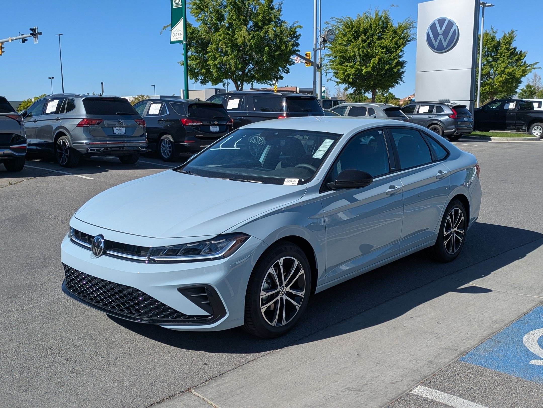New 2026 Monument Gray Volkswagen Sport image 8