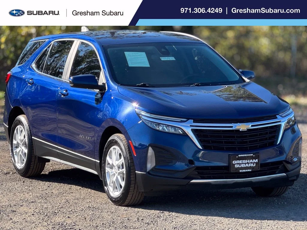 Used 2022 Blue Glow Metallic Chevrolet LT image 1