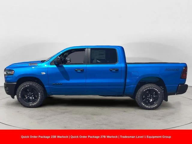 New 2026 Blue Pearl Ram WARLOCK CREW CAB 4X4 5