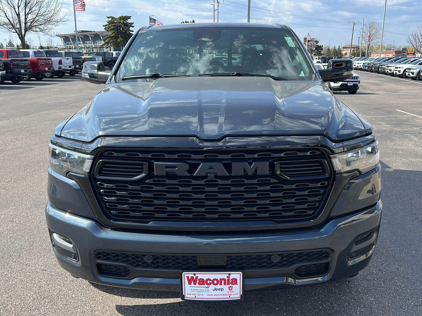 New 2026 Forged Blue Metallic Exterior Paint RAM Big Horn image 3