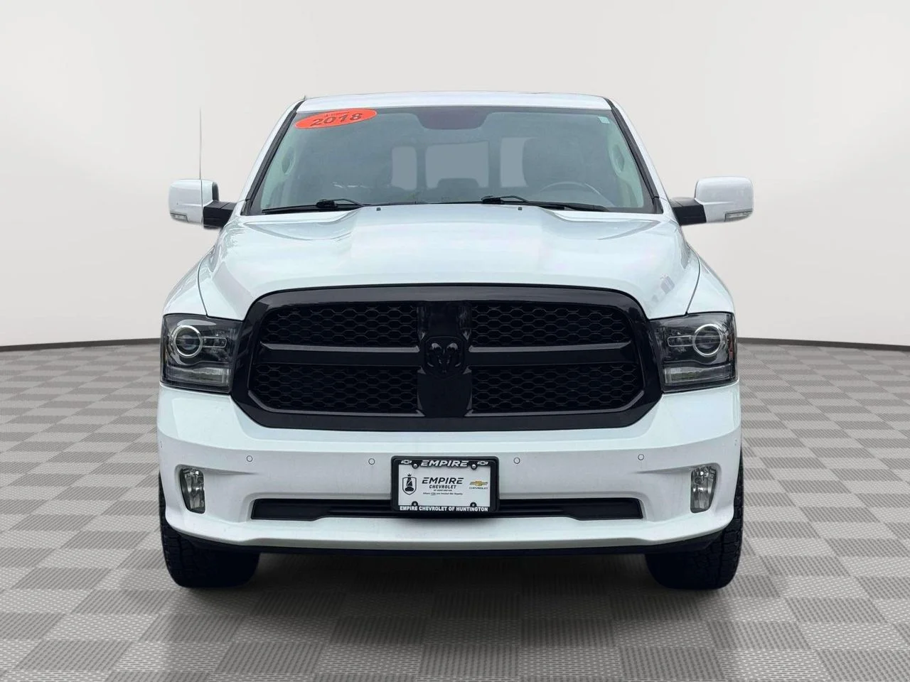Used 2018 Bright White Clearcoat RAM Night Crew Cab 4x4 57