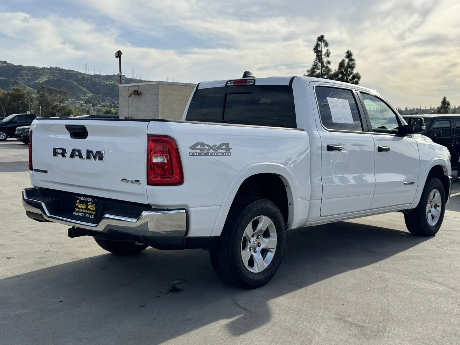 Used 2025 Bright White Clearcoat Ram Big Horn image 6