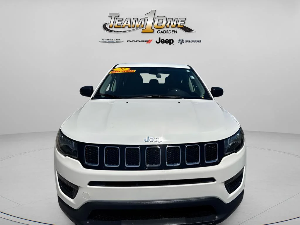 Used 2021 White Clearcoat Jeep Sport image 4