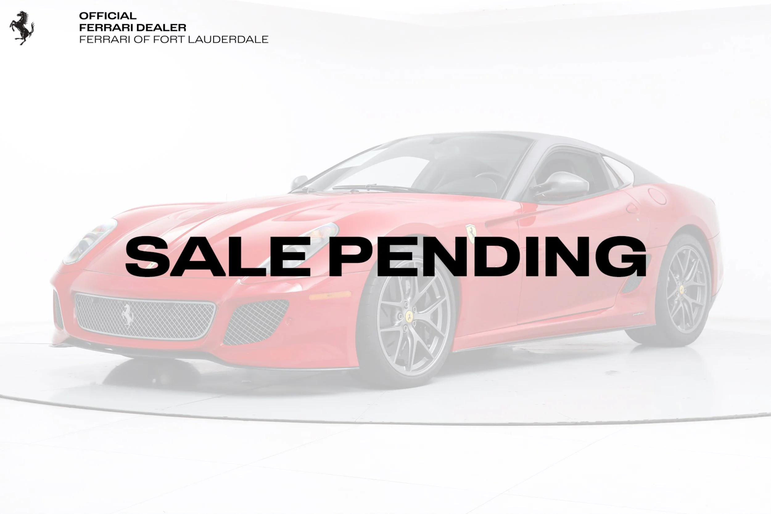 Pre-Owned 2011 Ferrari 599 GTO RWD 2D Coupe