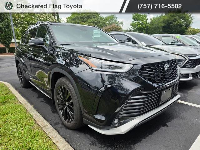 Used 2024 Midnight Black Metallic Toyota XSE image 3