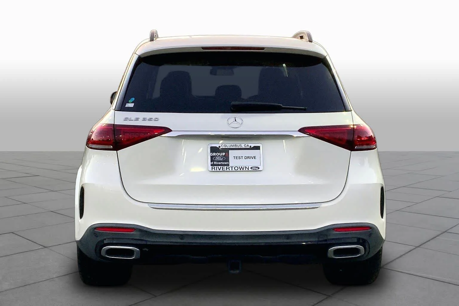 Used 2021 designo Diamond White Bright Mercedes-Benz GLE 350 image 5