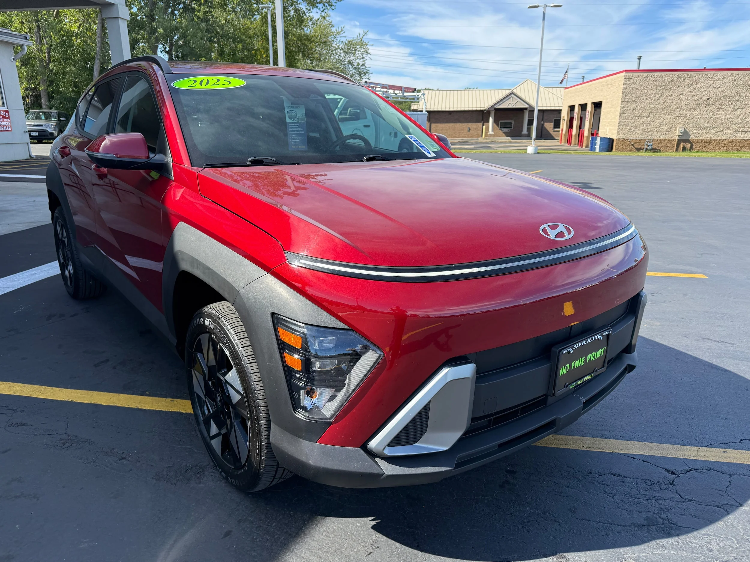 Used 2025 Ultimate Red Metallic Hyundai SEL image 8