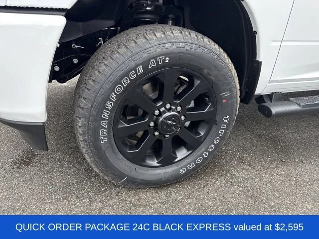 New 2026 Bright White Clear-Coat Exterior Paint RAM Black Express image 4