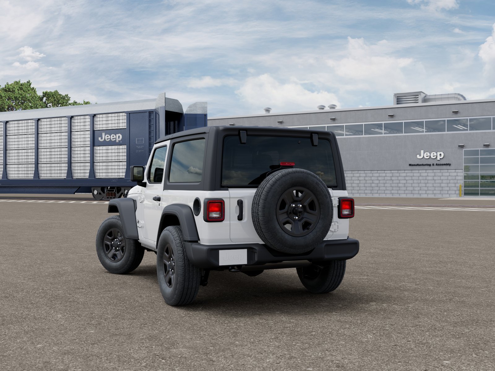 New 2027 Bright White Clear-Coat Paint Jeep Sport image 3