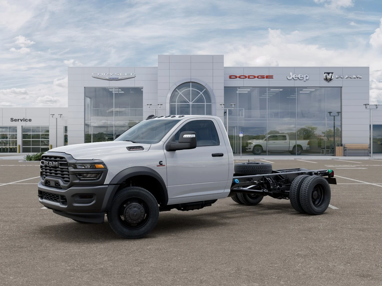 New 2025 Bright White Clear-Coat Exterior Paint RAM Tradesman image 10