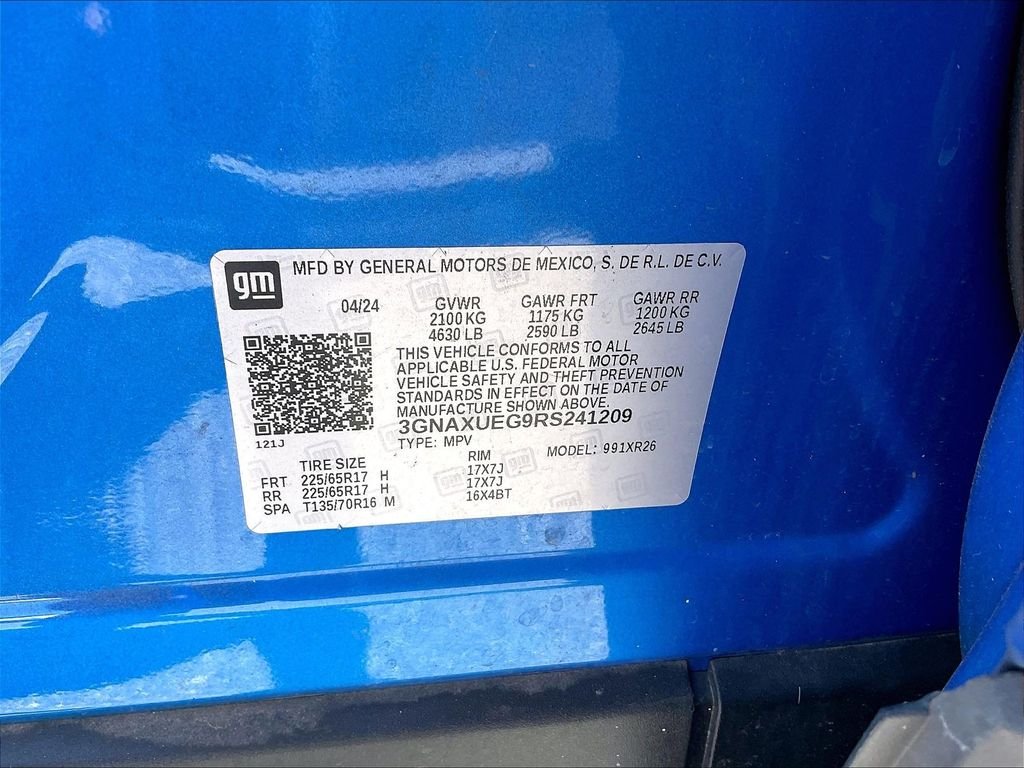 Used 2024 Rip Tide Blue Chevrolet LT image 31