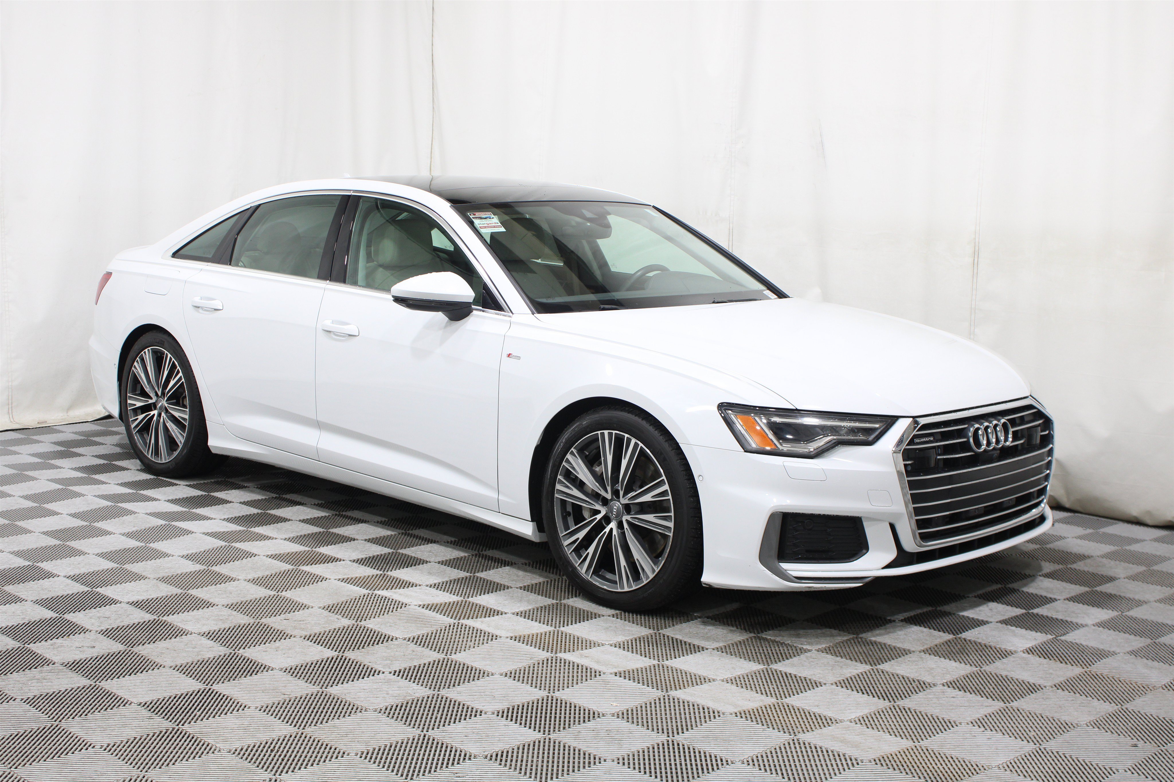 Used 2019 Glacier White Metallic Audi Premium Plus All-Wheel Drive image 1