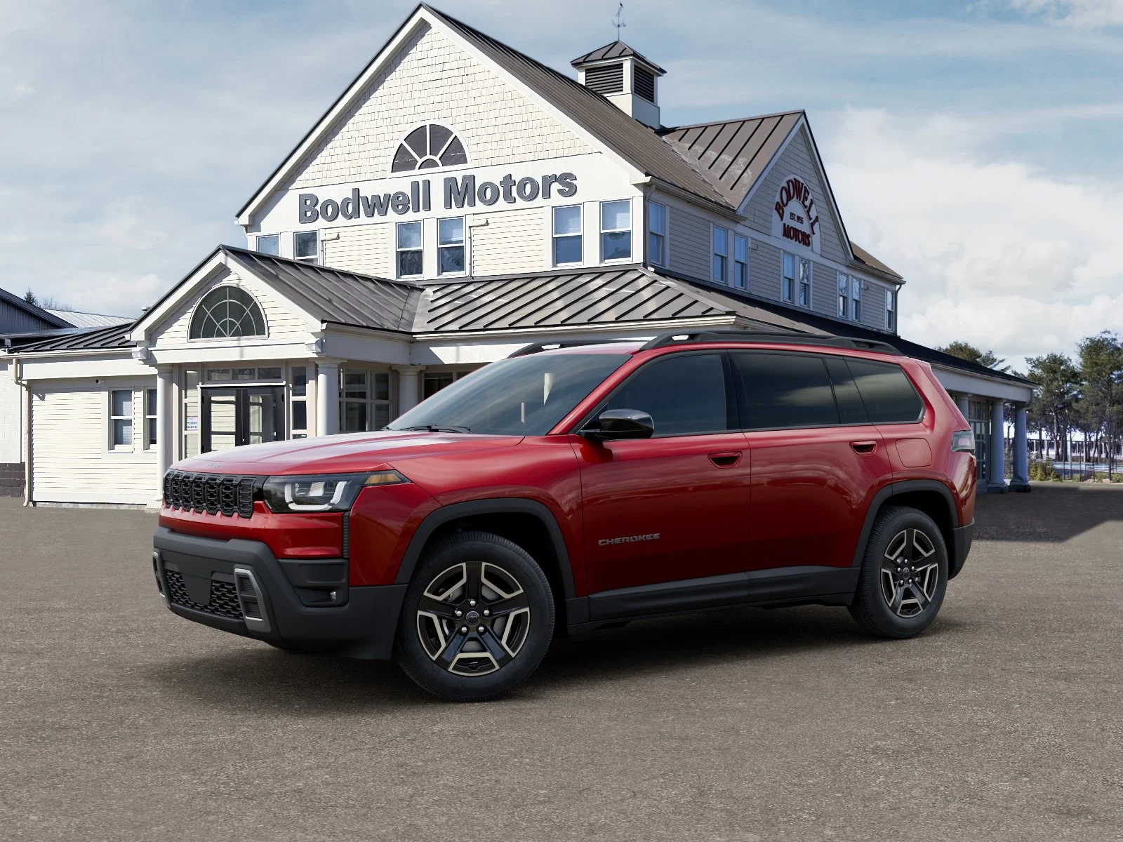 New 2026 Red Hot Pearl-Coat Exterior Paint Jeep Laredo 4x4 image 28