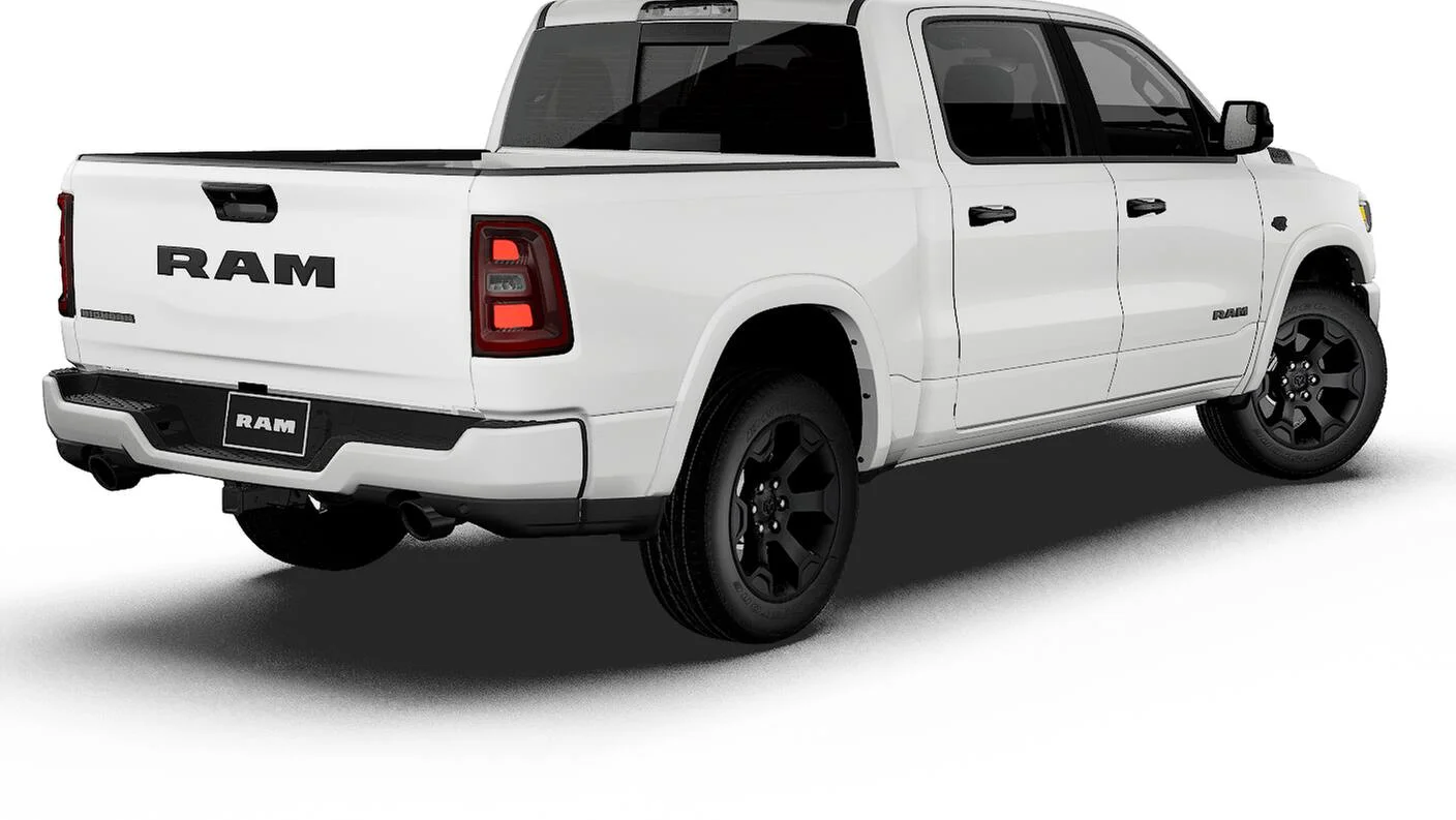 New 2027 Bright White Clear-Coat Exterior Paint RAM BIG HORN image 2