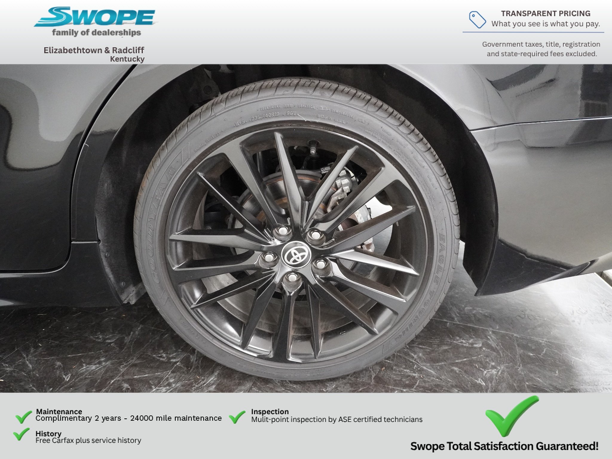 Used 2024 Midnight Black Metallic Toyota XSE image 29