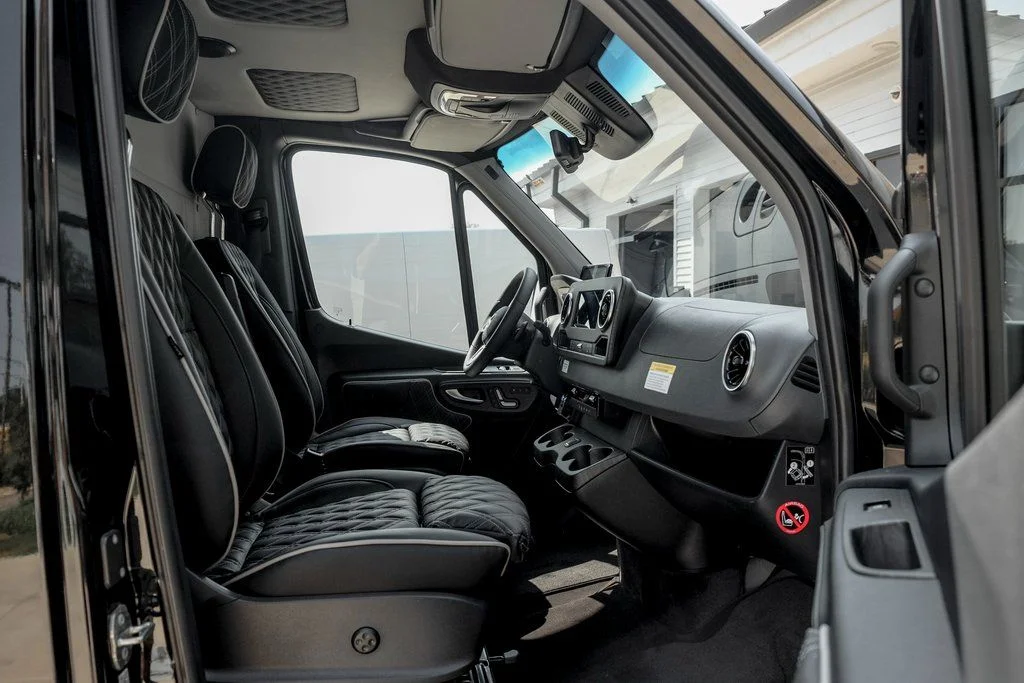 New 2026 Obsidian Black Metallic Midwest Automotive Designs D6 W/ Full Partition image 23