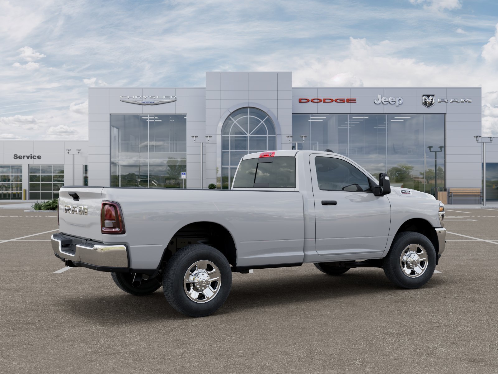 New 2025 Bright White Clear-Coat Exterior Paint RAM Tradesman image 23
