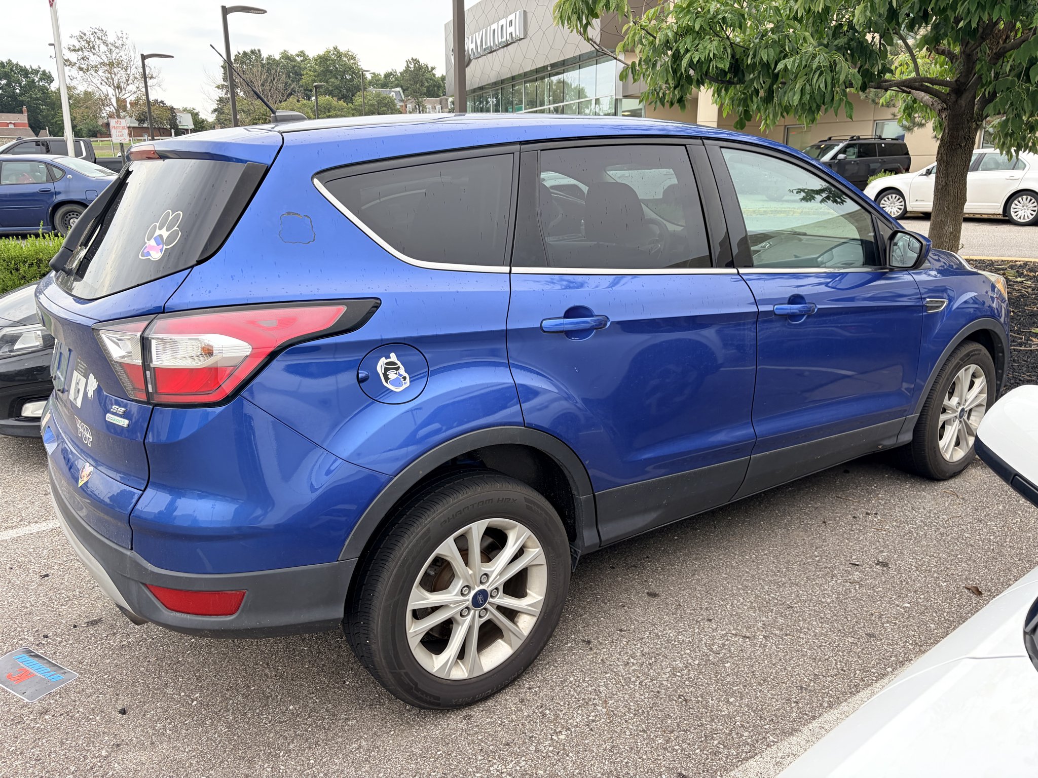 Used 2017 Ruby Red Metallic Tinted Clearcoat Ford SE image 6