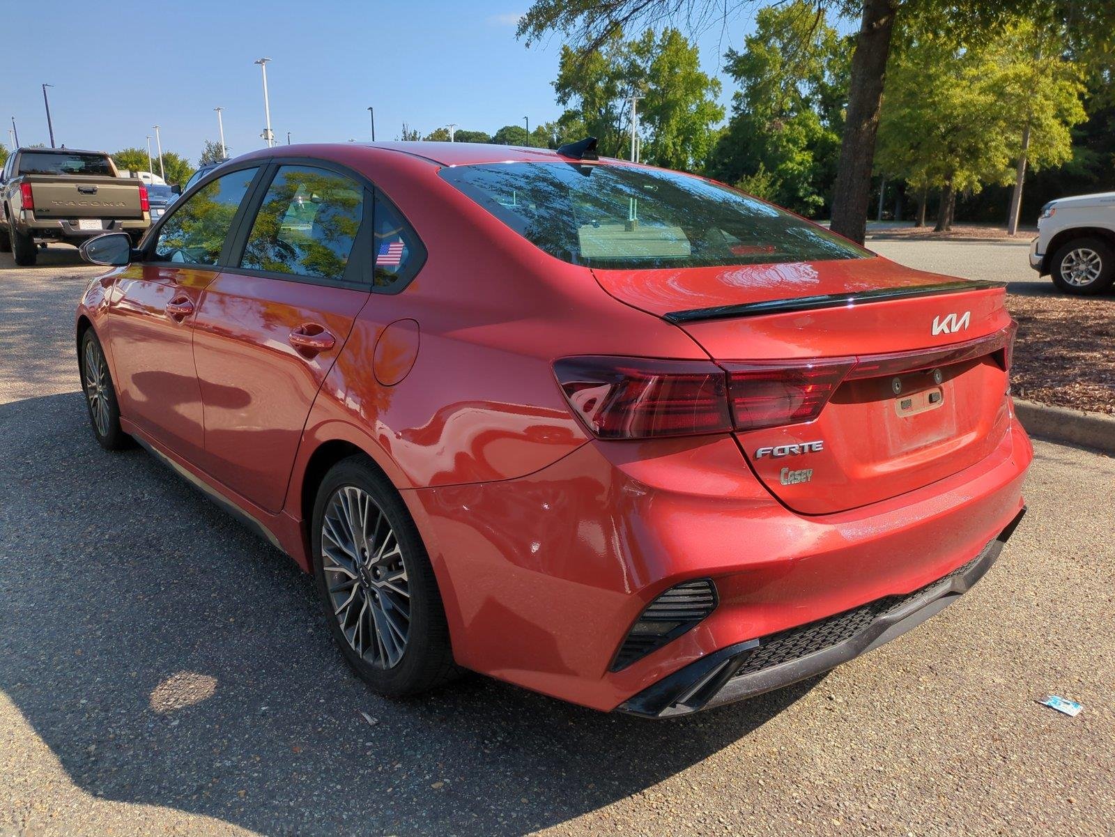 Used 2023 Fire Orange Kia GT-Line image 6