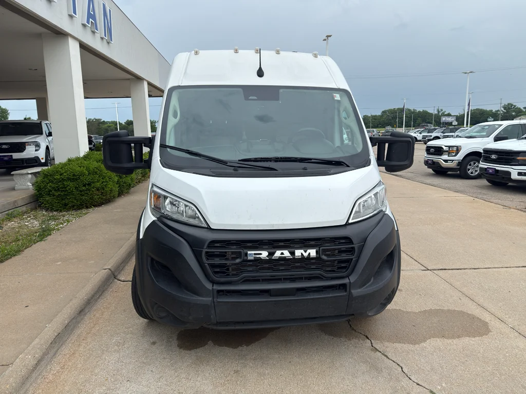 Used 2023 Bright White Clearcoat Ram High Roof 159WB image 3