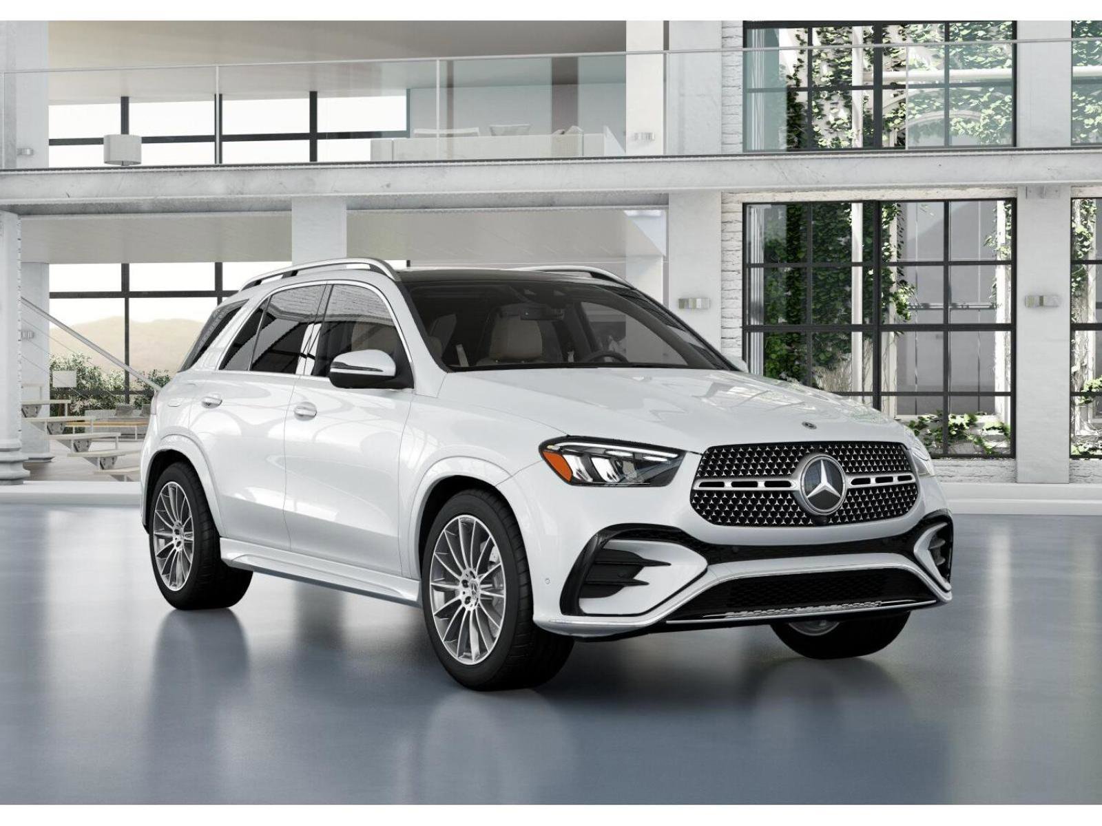 New 2026 MANUFAKTUR Moonlight White Metallic Mercedes-Benz GLE 350 image 10