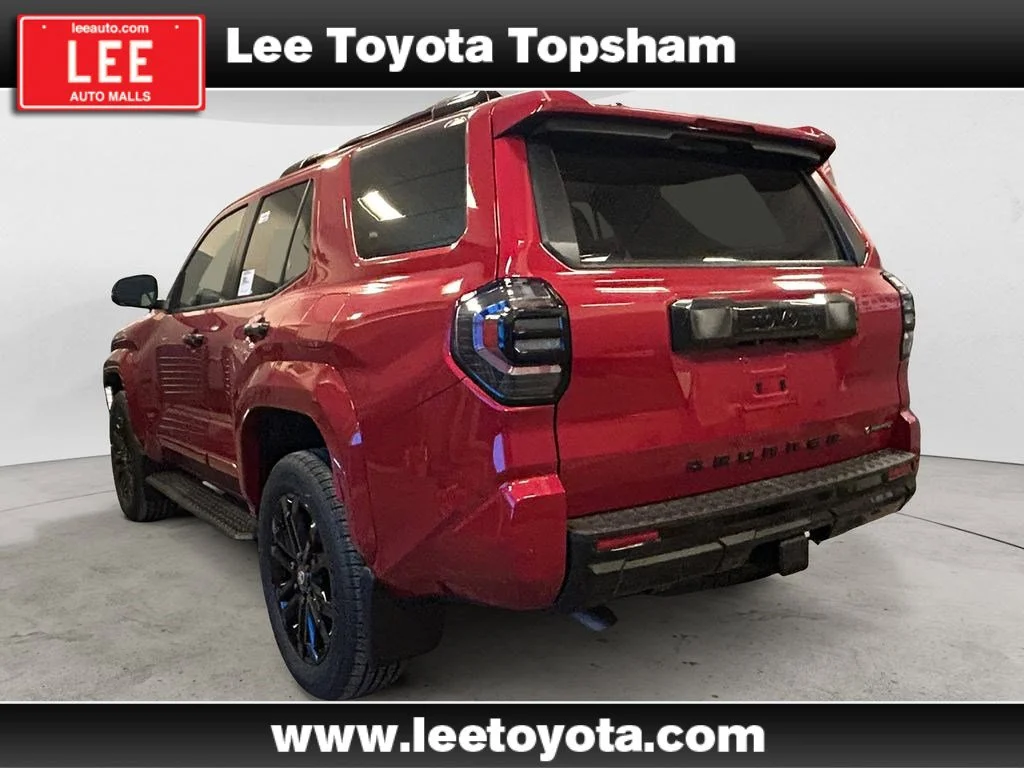 New 2026 Red Toyota Hybrid Platinum image 3