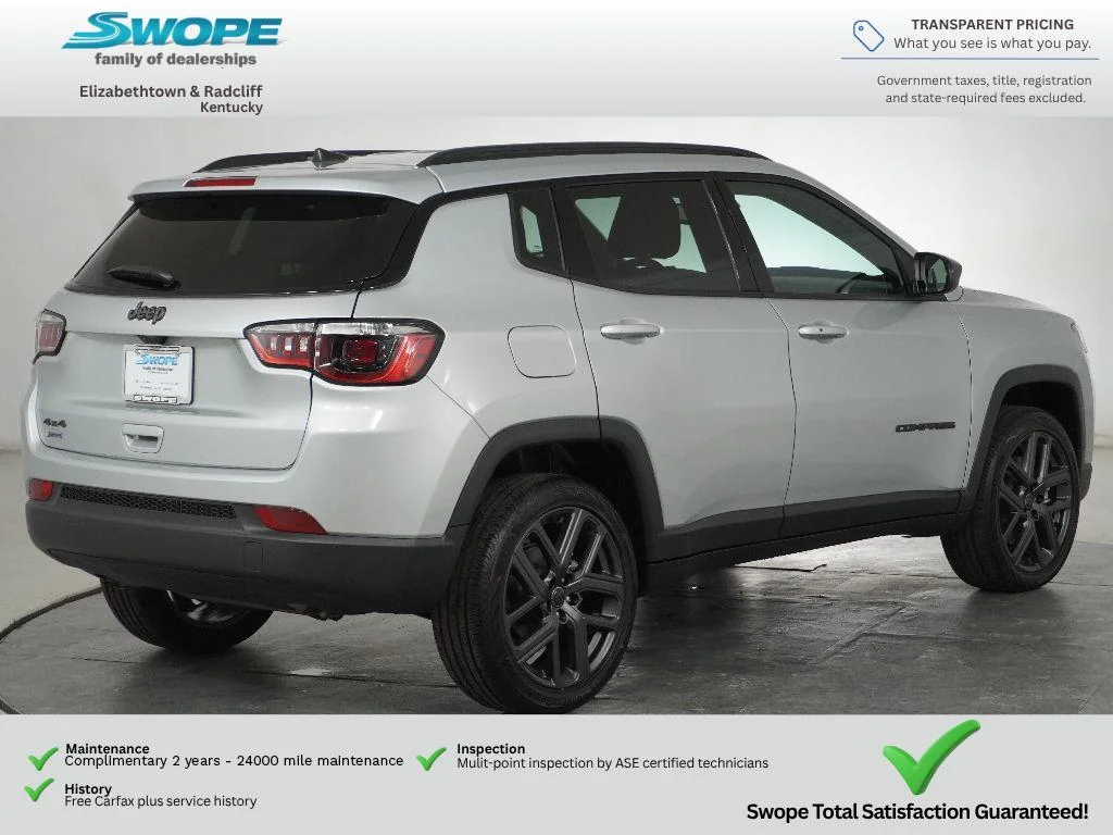 New 2026 Silver Zynith Metallic Clear-Coat Exterior Paint Jeep Latitude Altitude image 3
