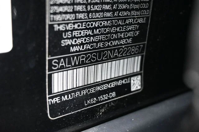 Used 2022 Black Land Rover HSE Silver Edition image 29