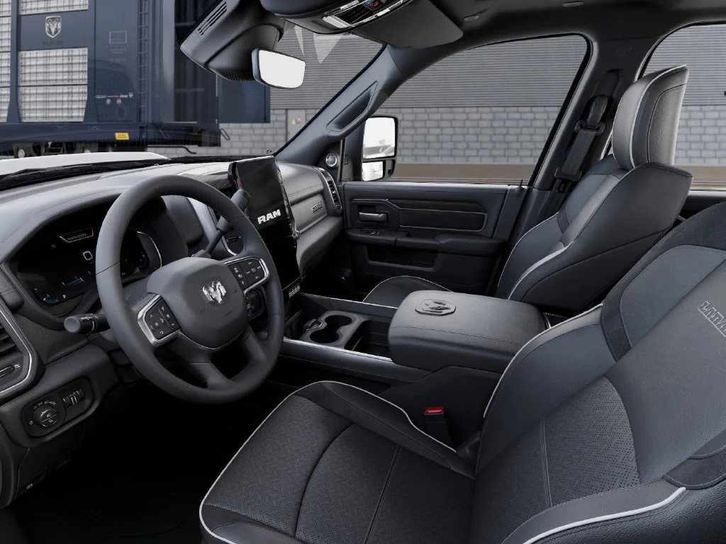 New 2027 Bright White Clear-Coat Exterior Paint RAM Laramie image 22