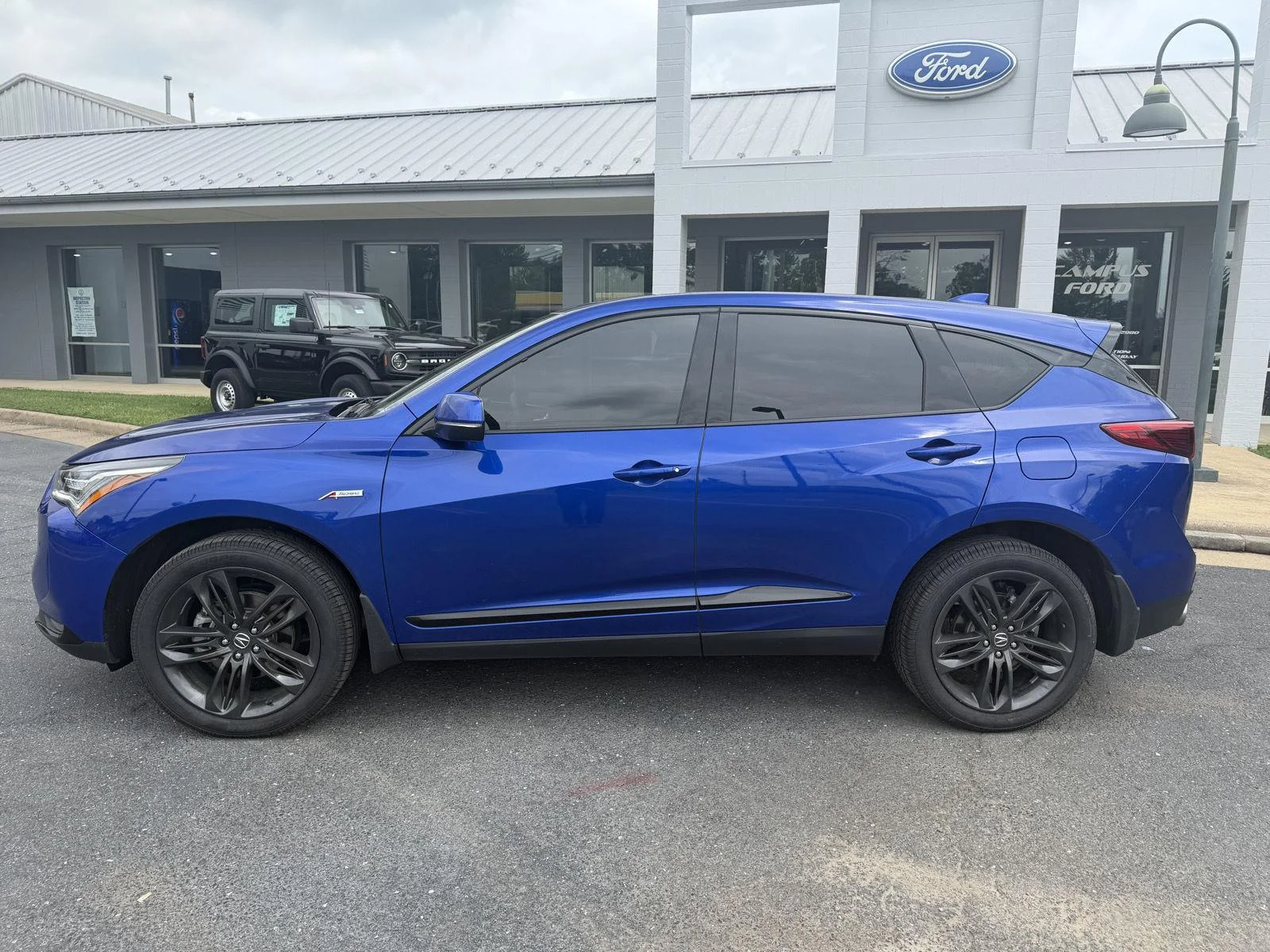 Certified Used 2023 Apex Blue Pearl Acura SH-AWD w/A-SPEC image 2