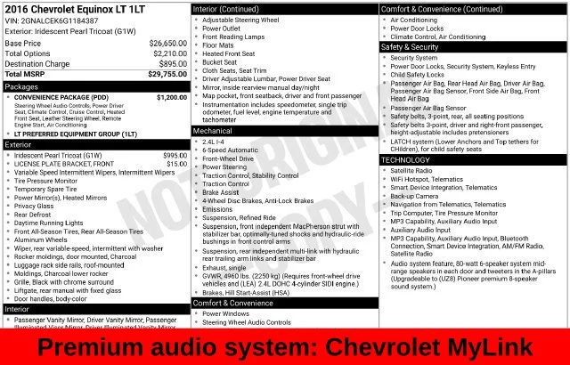 Used 2016 Beige Chevrolet LT image 17