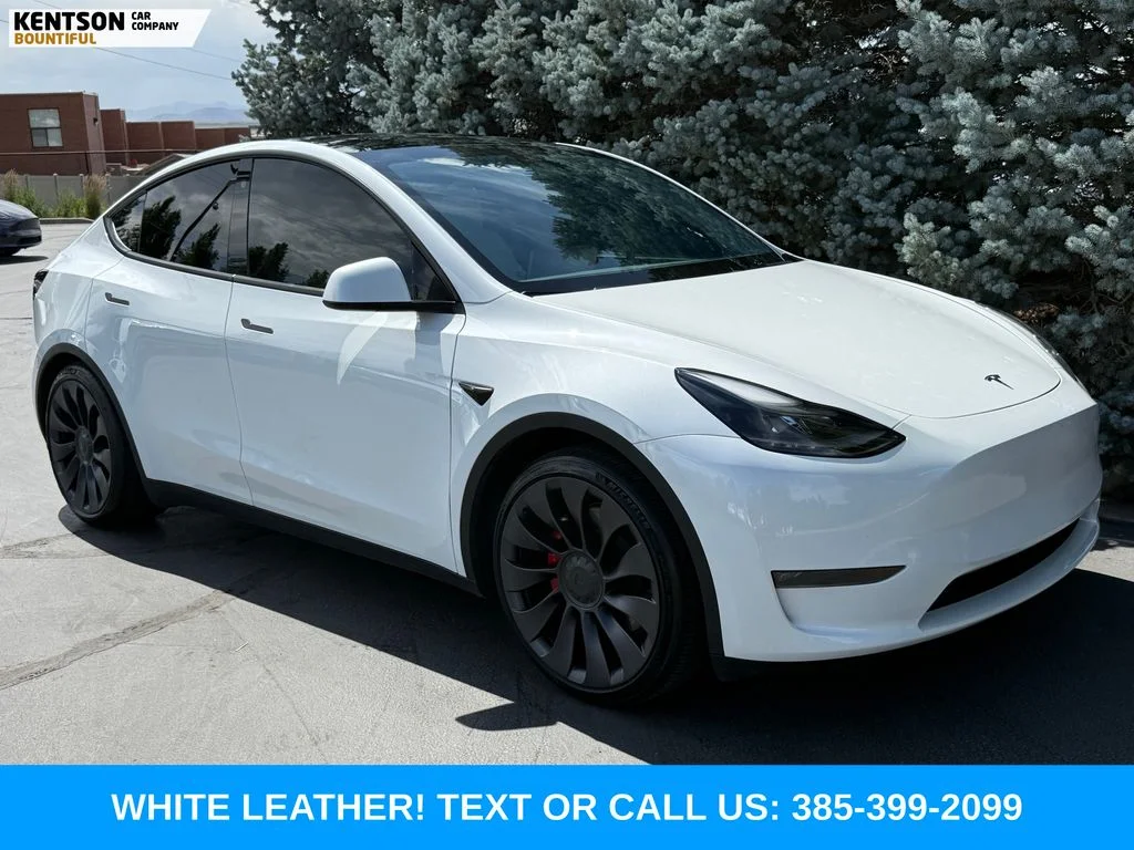Used 2023 White Tesla Performance image 12