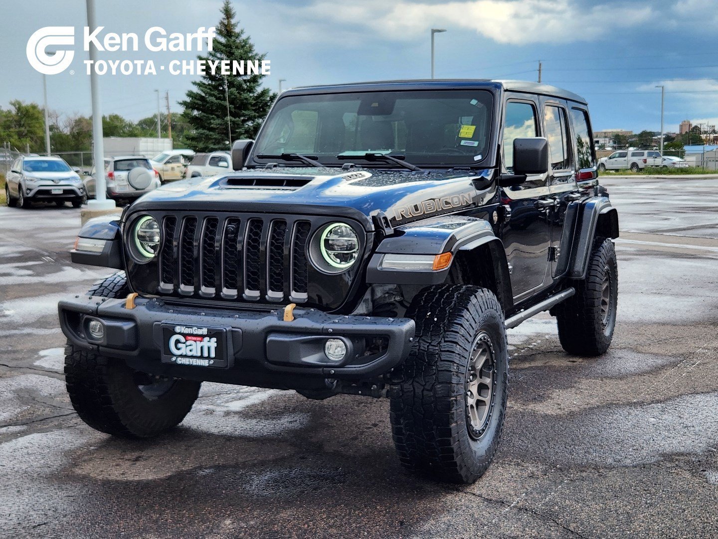 Used 2021 Black Clearcoat Jeep Unlimited Rubicon 392 image 1