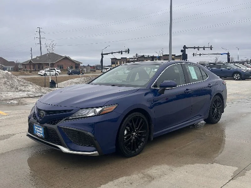 Used 2024 Reservoir Blue Toyota XSE image 2