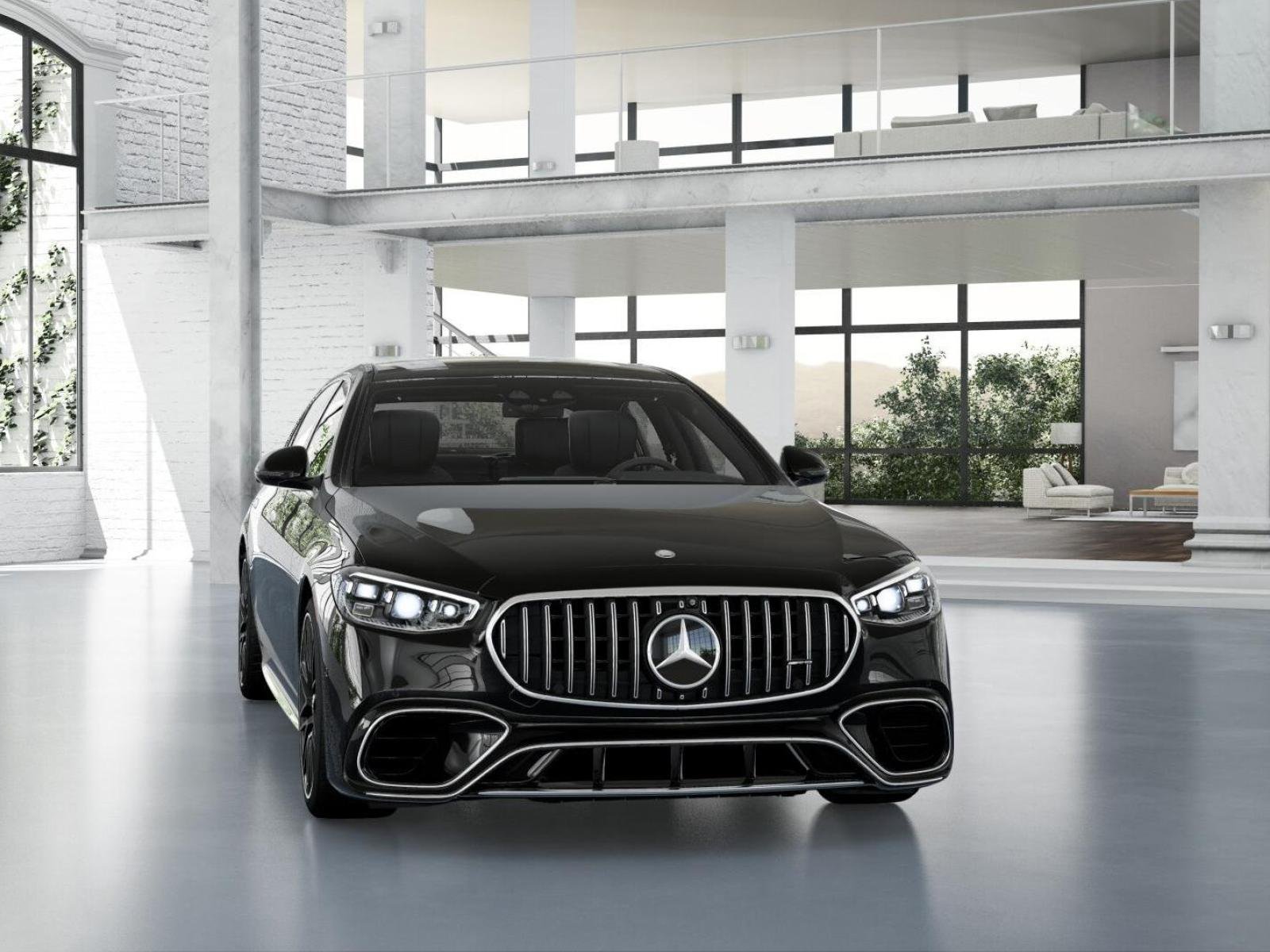 New 2026 Obsidian Black Metallic Mercedes-Benz AMG® S 63 E 4MATIC Sedan image 8
