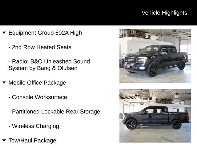 Used 2024 Blue Metallic Ford Lariat image 19