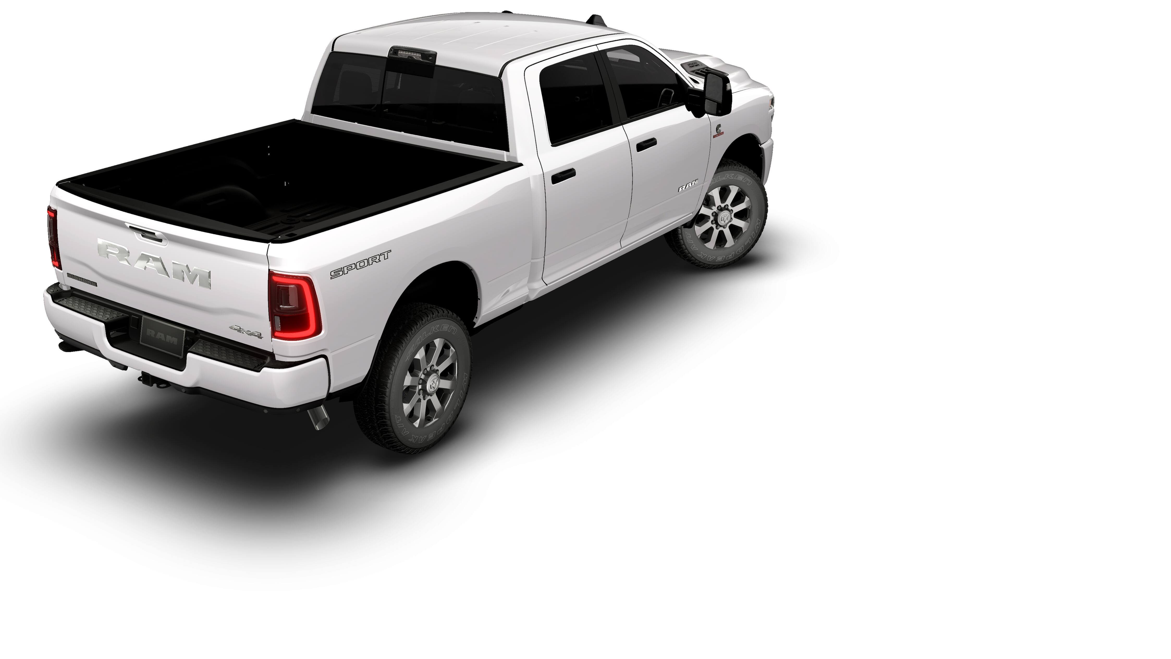 New 2026 Bright White Clear-Coat Exterior Paint RAM Big Horn image 14